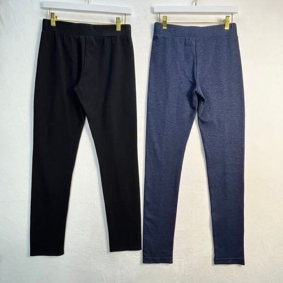 Lot of 2 INC Int Concepts Black & Blue Stretch Dress Pants Front Seam Size 6 - Picture 2 of 11